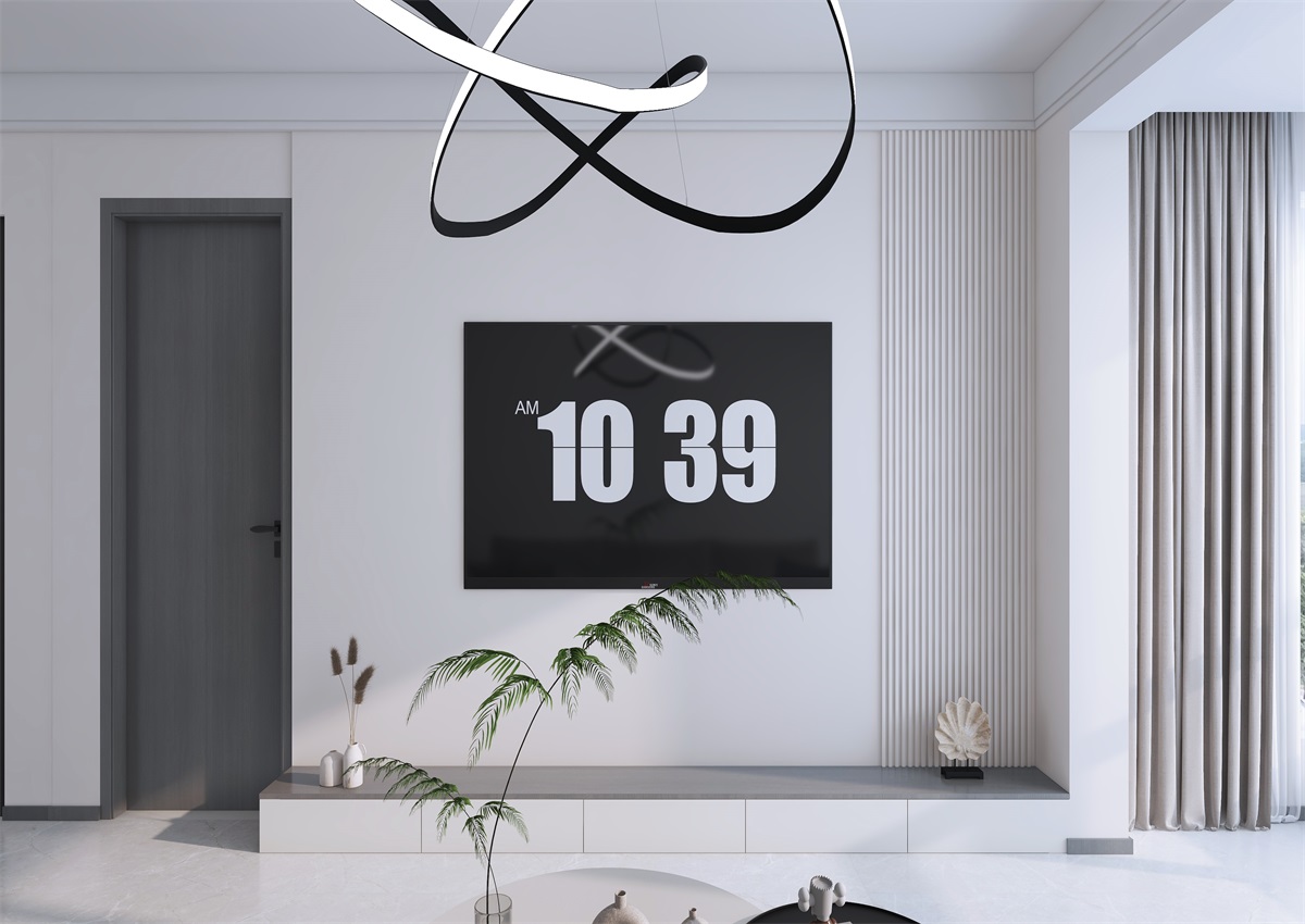 攬秀苑110㎡ | 小戶型裝修模板來(lái)了！現(xiàn)代簡(jiǎn)約風(fēng)+黑白灰百看不膩
